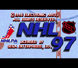 NHL 97 (USA, Europe) Title Screen